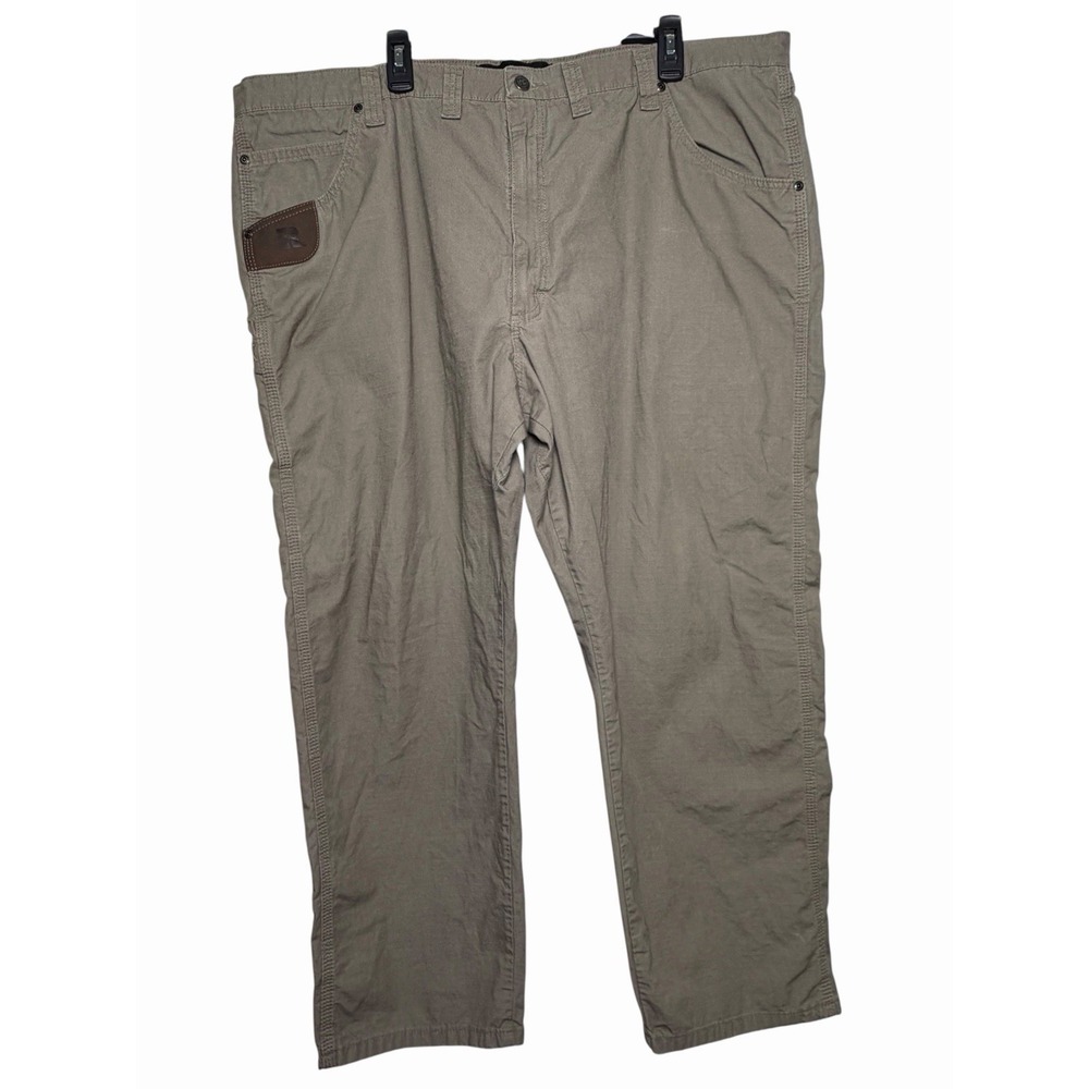 Wrangler Riggs Workwear Men's 46x30 Khaki Ripstop Utility Work Pants Carpenter